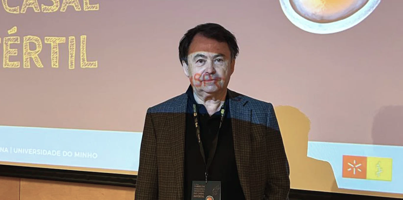 Dr. Luís Ferraz leciona aula sobre avaliação e orientação do casal infértil em Braga